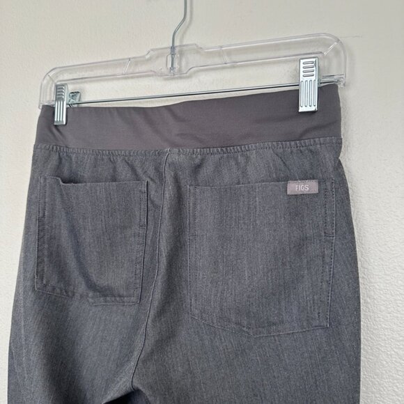 FIGS Women's Zamora Joggers Gray Drawstring Medical Size XXSP 2XS Petite - Picture 5 of 8